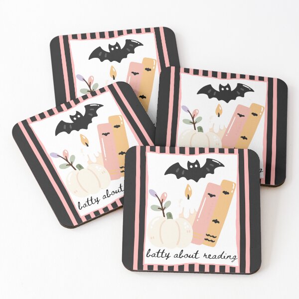 Item preview, Batty About Reading Love Fall Cute Bat Reading Booked Halloween Bookish Autumn designed and sold by Forevermore.