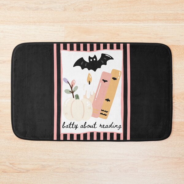 Item preview, Batty About Reading Love Fall Cute Bat Reading Booked Halloween Bookish Autumn designed and sold by Forevermore.