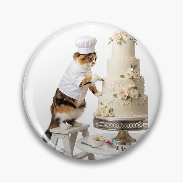 Item preview, Calico Cat Wedding Cake Artist designed and sold by PictoVibe.