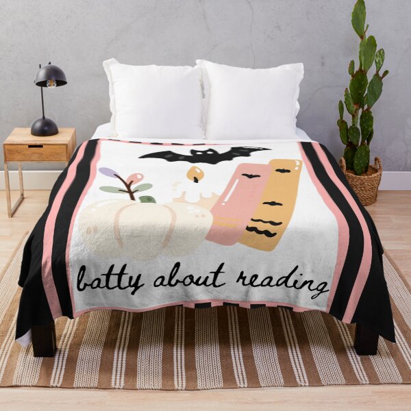 Item preview, Batty About Reading Love Fall Cute Bat Reading Booked Halloween Bookish Autumn designed and sold by Forevermore.
