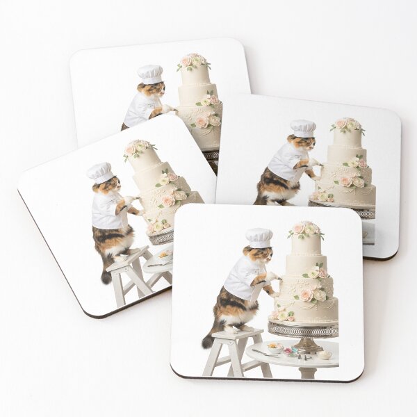 Item preview, Calico Cat Wedding Cake Artist designed and sold by PictoVibe.