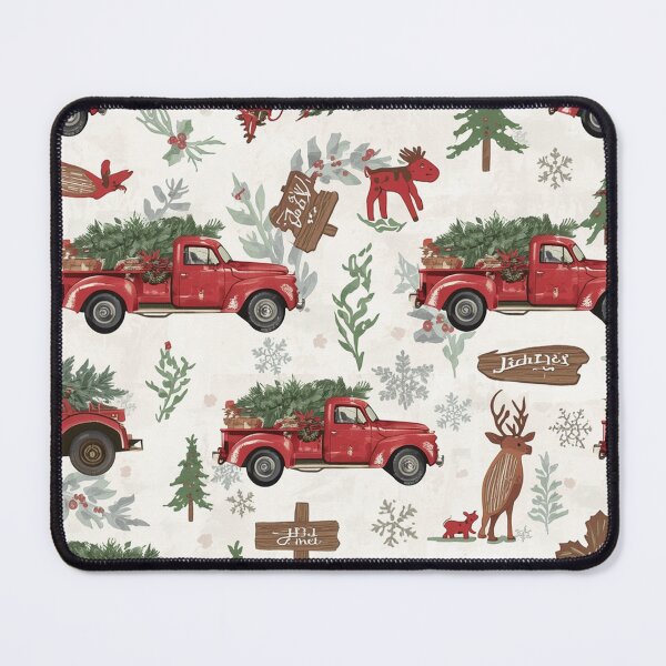 Item preview, Christmas Cheer Pattern Vintage Santa Holiday Design designed and sold by LiviuGligoros.