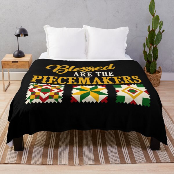 Item preview, Blessed Are The Piecemakers Quilt Christian Sewing Faith Gift Shirt designed and sold by fungyar.