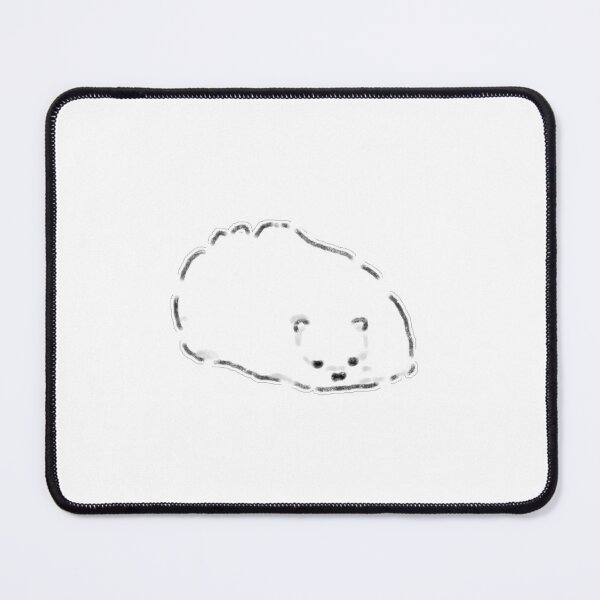 Item preview, Cute Loaf White Dog Fluffy Puppy Art designed and sold by raun.draw.