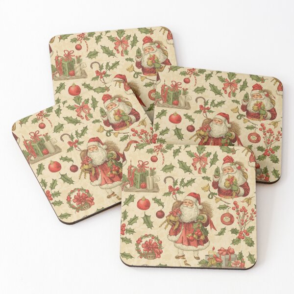 Item preview, Merry And Bright Christmas Pattern Vintage Holiday Lights Design designed and sold by LiviuGligoros.