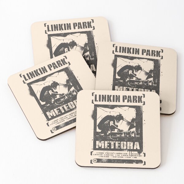 Item preview, Linkin Park Meteora Album Tracklist Vintage Poster designed and sold by NorthenStudio.