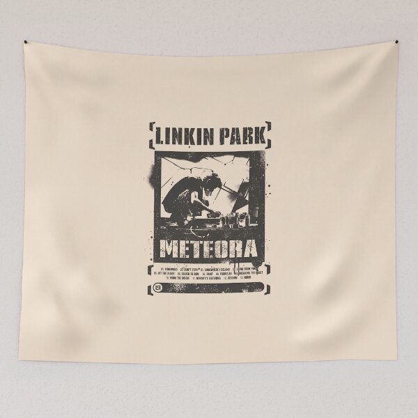 Item preview, Linkin Park Meteora Album Tracklist Vintage Poster designed and sold by NorthenStudio.