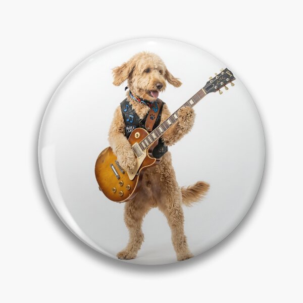 Item preview, Golden Doodle Guitar Shredder designed and sold by PictoVibe.