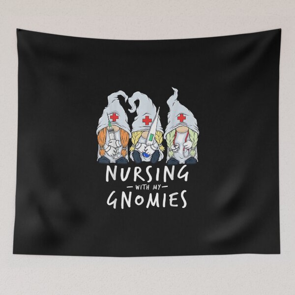 Item preview, Nursing with My Gnomies Gnome Nurses for Women designed and sold by LucindaLong ⭐⭐⭐⭐⭐(992).