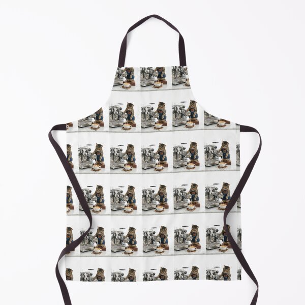 Item preview, Tabby Cat Barista Artist designed and sold by PictoVibe.