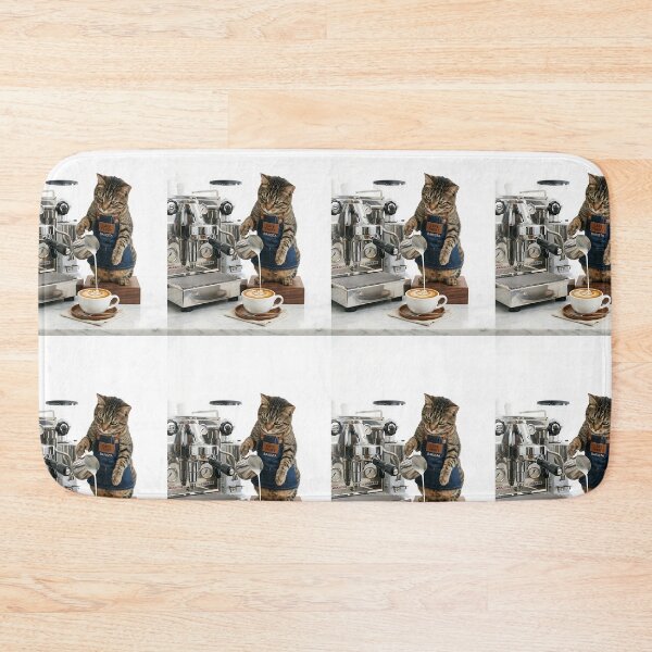 Item preview, Tabby Cat Barista Artist designed and sold by PictoVibe.