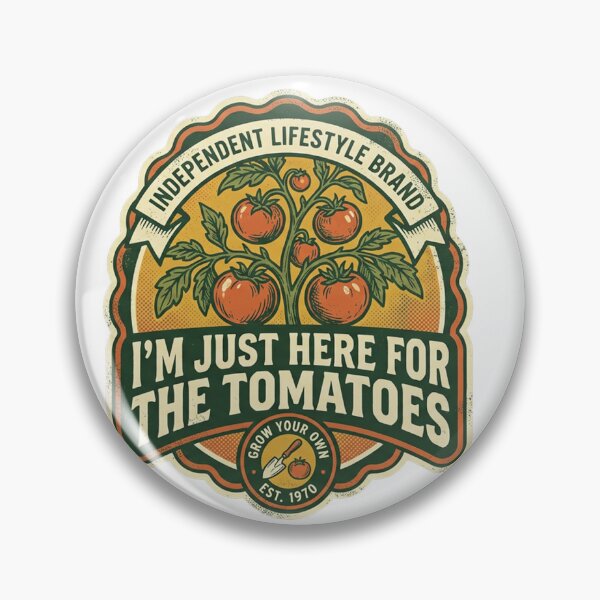 Item preview, I’m Just Here for the Tomatoes – Vintage Gardening Tomato Lover Design designed and sold by zycs.