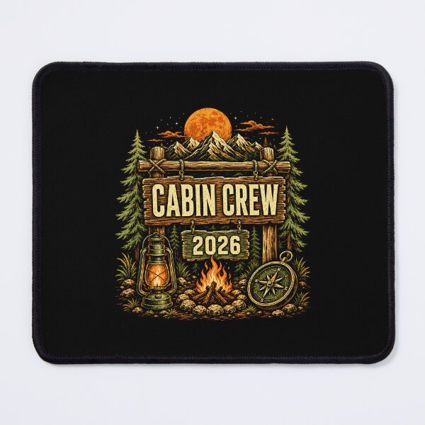 Item preview, Cabin Crew 2026 Vacation Mountain designed and sold by lorna-saway.