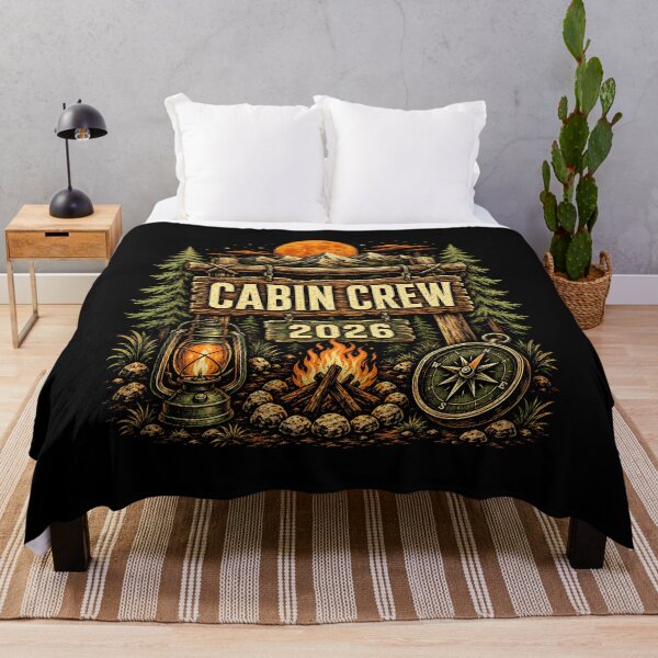 Item preview, Cabin Crew 2026 Vacation Mountain designed and sold by lorna-saway.
