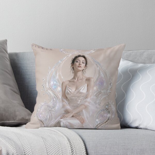 Item preview, Pisces Zodiac Goddess Fantasy Portrait designed and sold by AtelierHailey.