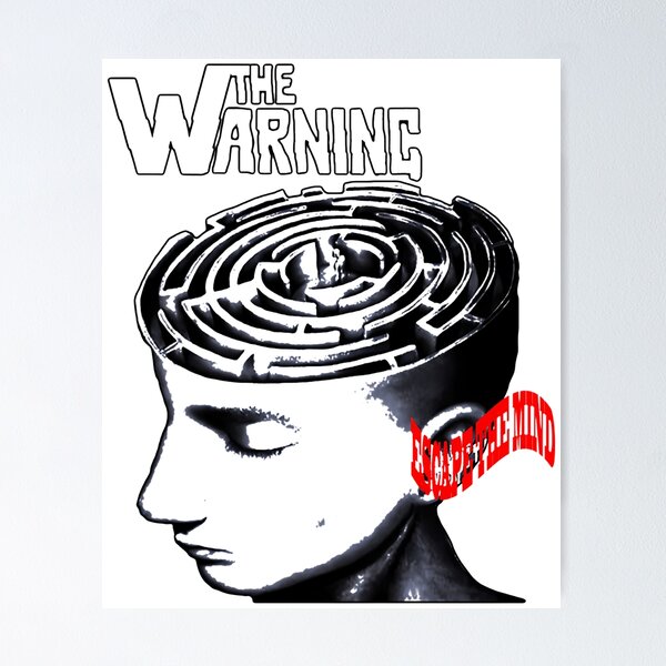 Item preview, The Warning Escape The Mind Maze Head designed and sold by DayneGorczany.