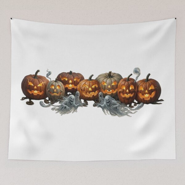 Item preview, Pumpkins & Ghosts designed and sold by InkShiftLabs.