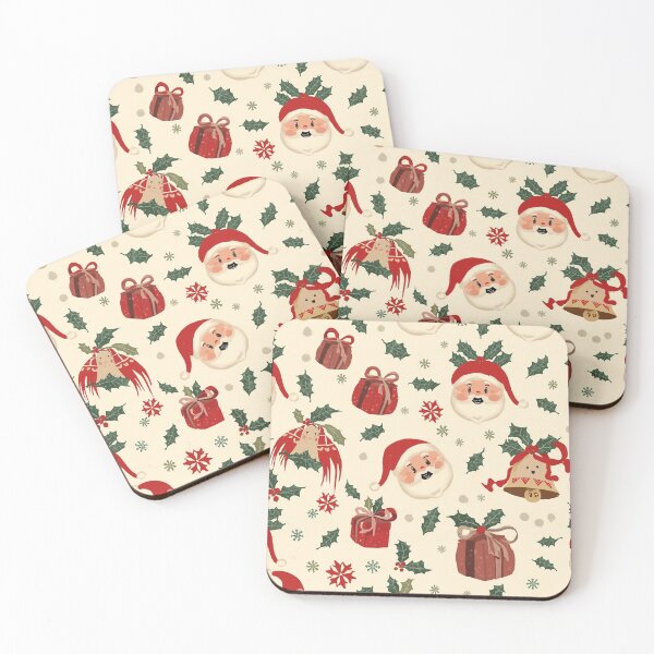 Item preview, Vintage Christmas Club Pattern Retro Holiday Christmas Decor Design designed and sold by LiviuGligoros.
