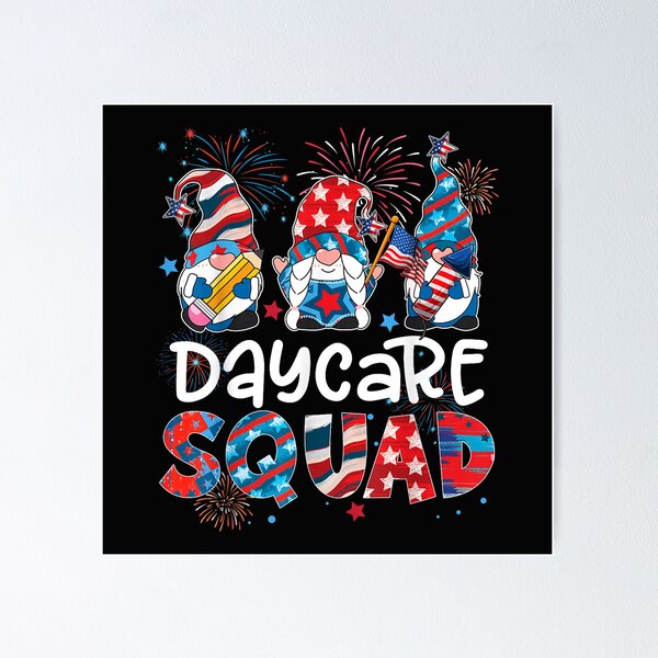 Item preview, Daycare Squad Gnome 4th of July Patriotic Teacher Boys Girls designed and sold by LucindaLong ⭐⭐⭐⭐⭐(992).
