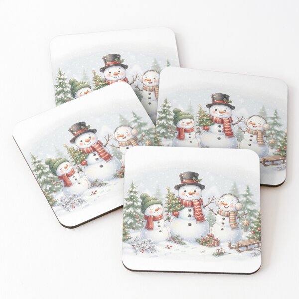 Item preview, Snowman Family designed and sold by InkShiftLabs.