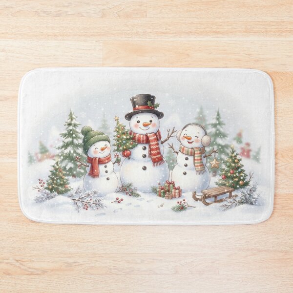 Item preview, Snowman Family designed and sold by InkShiftLabs.