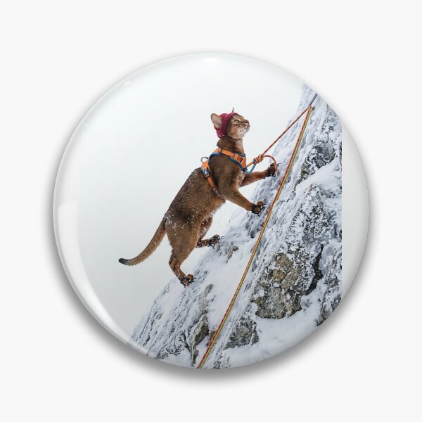 Item preview, Abyssinian Cat Mountain Climber designed and sold by PictoVibe.