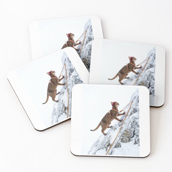 Item preview, Abyssinian Cat Mountain Climber designed and sold by PictoVibe.