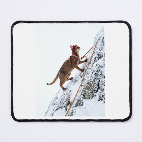 Item preview, Abyssinian Cat Mountain Climber designed and sold by PictoVibe.