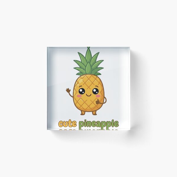 Item preview, Cute Pineapple T-Shirt, Kawaii Tropical Fruit Design, Adorable Pineapple Gift, Summer Fruit Lover Shirt designed and sold by morning sun.