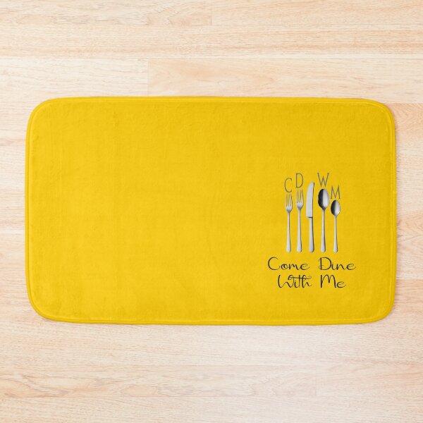 Item preview, CDWM Come Dine With Me (on Yellow) designed and sold by PawsitiveMum3.