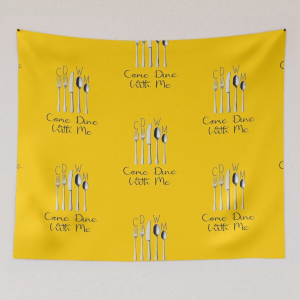 Item preview, CDWM Come Dine With Me (on Yellow) designed and sold by PawsitiveMum3.