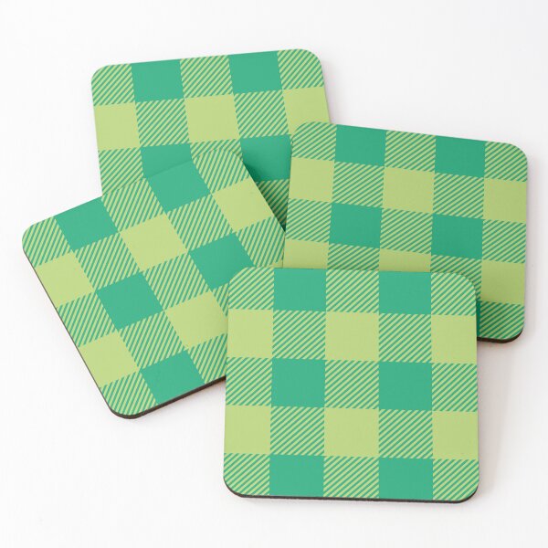 Item preview, Bloques a cuadros verdes designed and sold by Manic Purgatory.