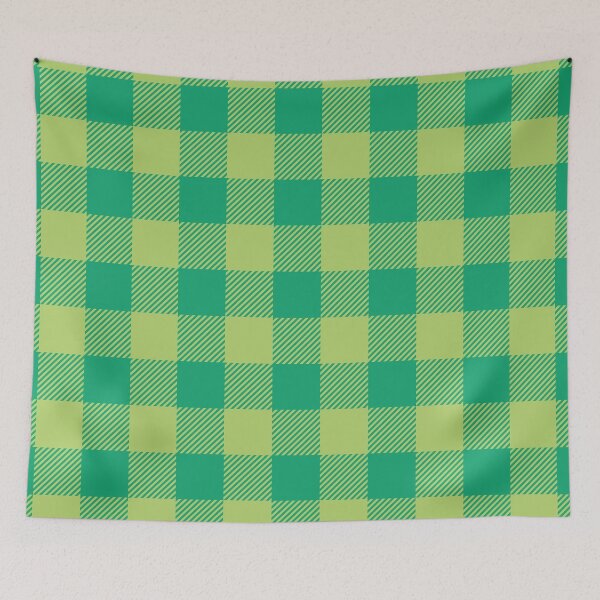 Item preview, Green Checkered Blocks designed and sold by Manic Purgatory.