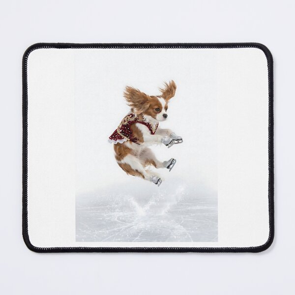 Item preview, Cavalier King Charles Spaniel Ice Skater designed and sold by PictoVibe.