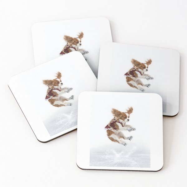 Item preview, Cavalier King Charles Spaniel Ice Skater designed and sold by PictoVibe.