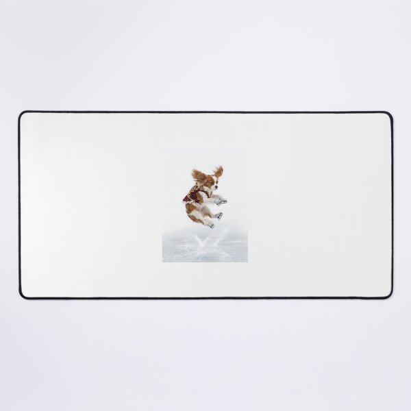 Item preview, Cavalier King Charles Spaniel Ice Skater designed and sold by PictoVibe.