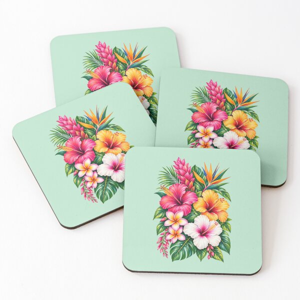 Item preview, Tropical Flowers designed and sold by Linda La Guardia.