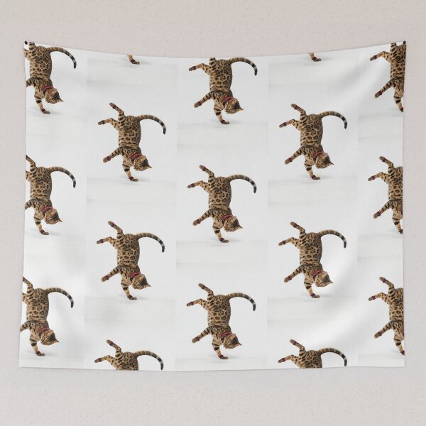 Item preview, Bengal Cat Breakdancer designed and sold by PictoVibe.