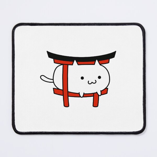 Item preview, Mochi Cat Torii Gate Cute Kawaii Japanese Culture Art designed and sold by RobotDanceBat.