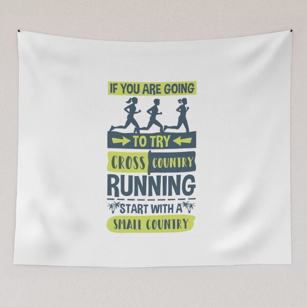 Item preview, Funny Cross Country Runner Joke Runner Small Country designed and sold by jaygo.