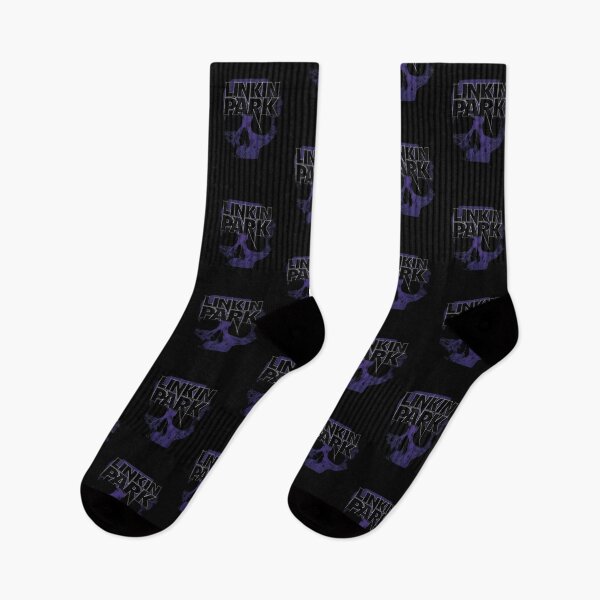 Item preview, Linkin Park Purple Skull Aesthetic Band Art designed and sold by NorthenStudio.