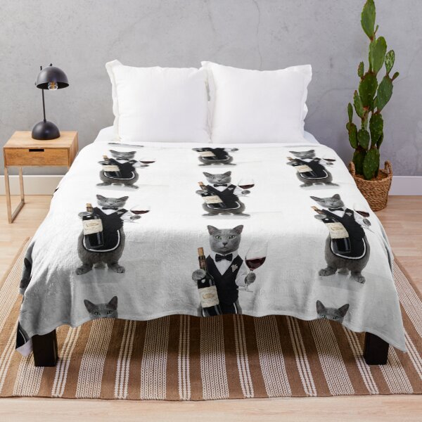 Item preview, Russian Blue Wine Sommelier designed and sold by PictoVibe.