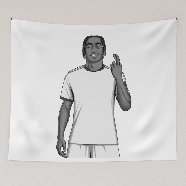 Item preview, Yan Diomande Black and White Version designed and sold by Aldduardo.