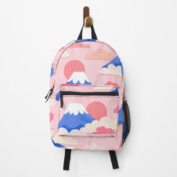 Item preview, Cute Mount Fuji Sunrise and Clouds Seamless Japanese Pattern designed and sold by WangAew.