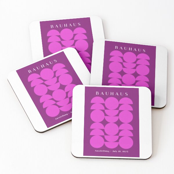 Item preview, Bauhaus 1923 Exhibition – Pink Geometric Modernist Art Poster designed and sold by gorpissu.