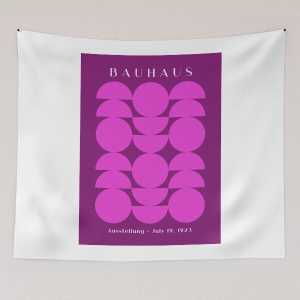 Item preview, Bauhaus 1923 Exhibition – Pink Geometric Modernist Art Poster designed and sold by gorpissu.