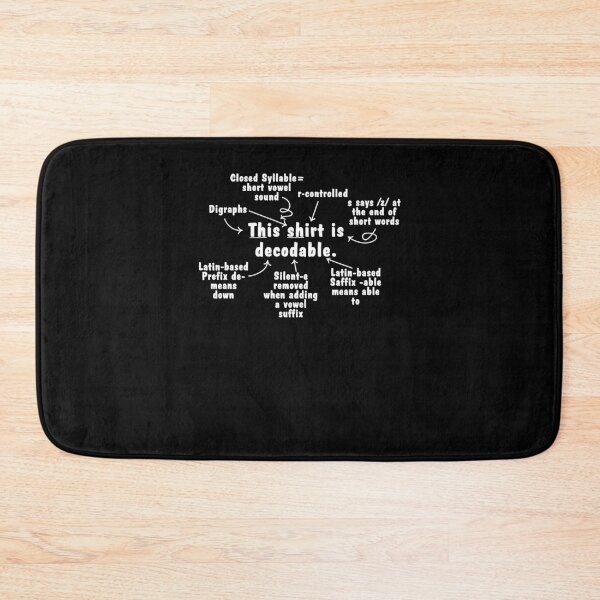 Item preview, This Shirt Is Decodable Structured Literacy Reading Teacher designed and sold by suhairee-studio.