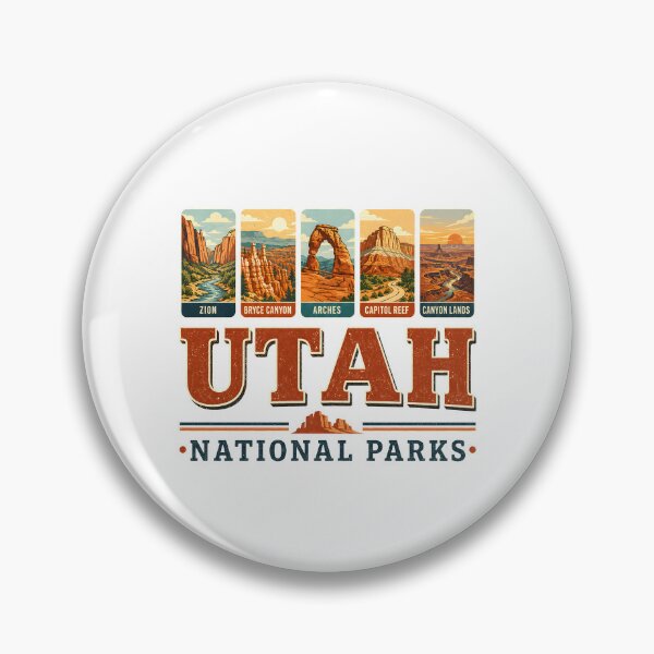 Item preview, Utah National Parks Arches Bryce Canyon Zion Capitol Reef designed and sold by lorna-saway.