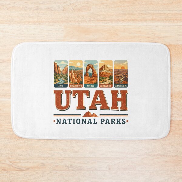Item preview, Utah National Parks Arches Bryce Canyon Zion Capitol Reef designed and sold by lorna-saway.
