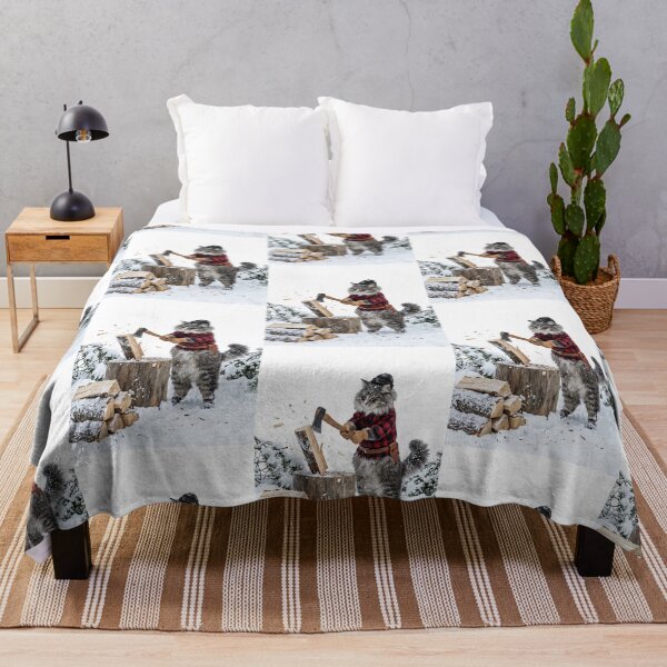 Item preview, Norwegian Forest Cat Lumberjack designed and sold by PictoVibe.